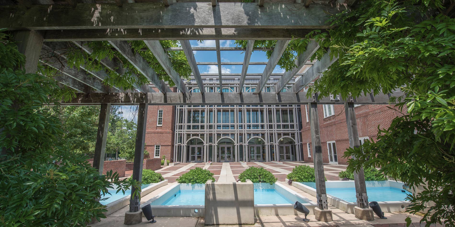 Education Building Courtyard